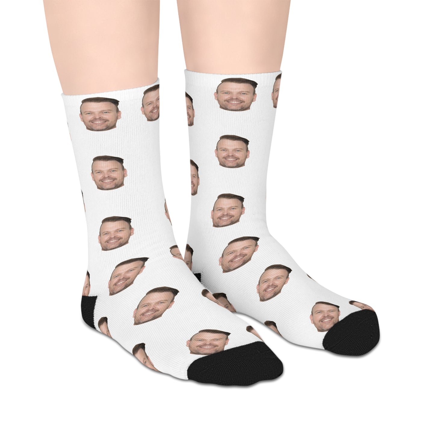 Bryan's Face Mid-length Socks