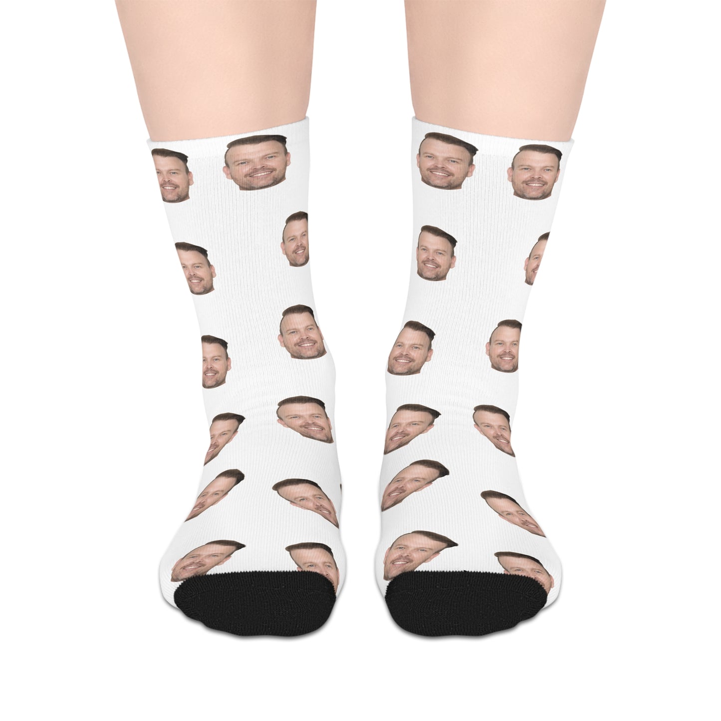 Bryan's Face Mid-length Socks