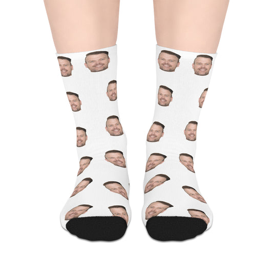 Bryan's Face Mid-length Socks