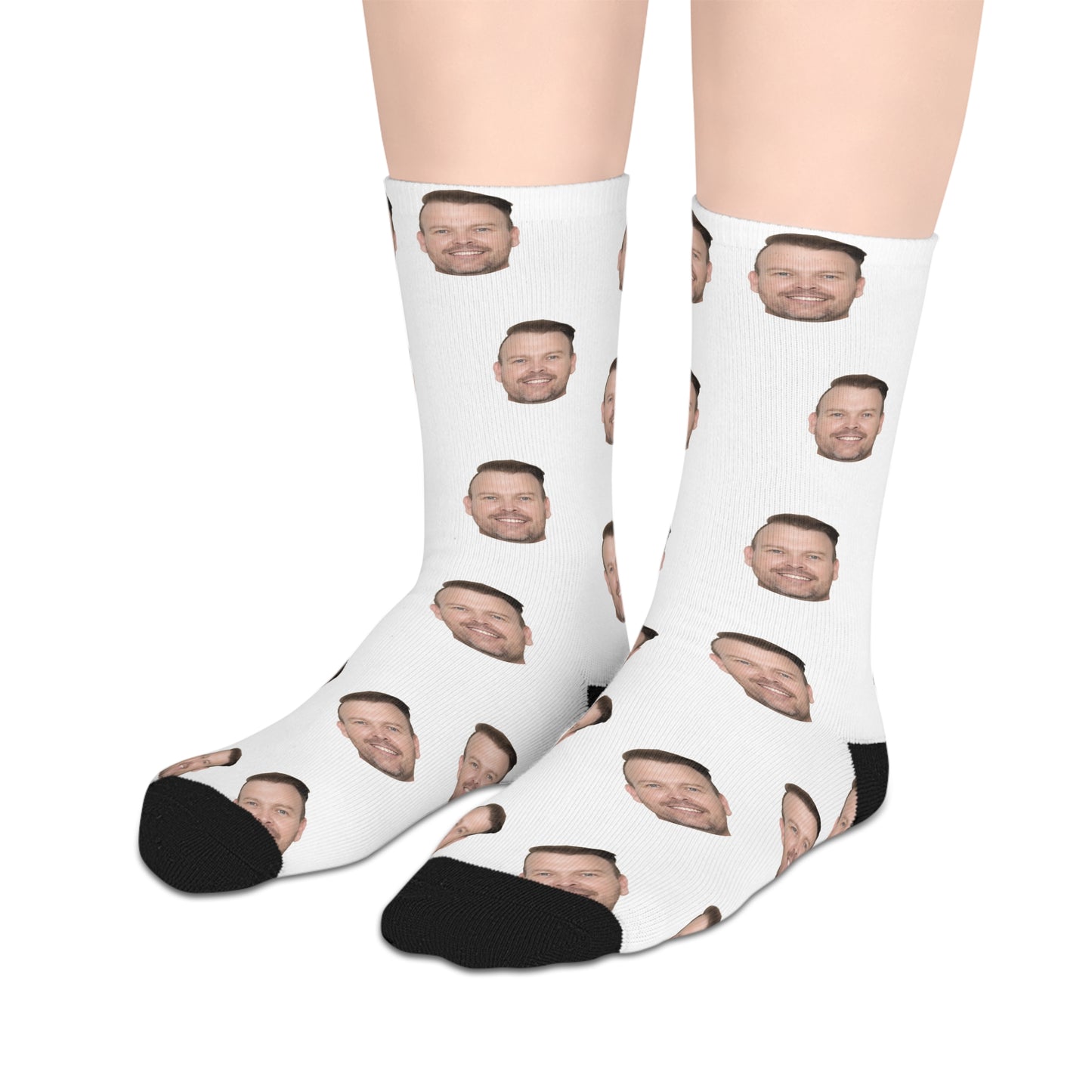 Bryan's Face Mid-length Socks